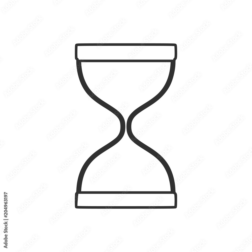 hourglass icon. vector illustration hourglass icon. vector illustration