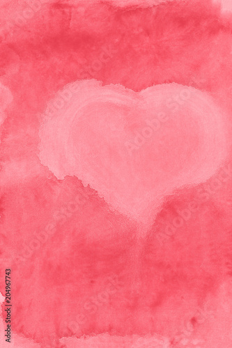 Red watercolor paint background.