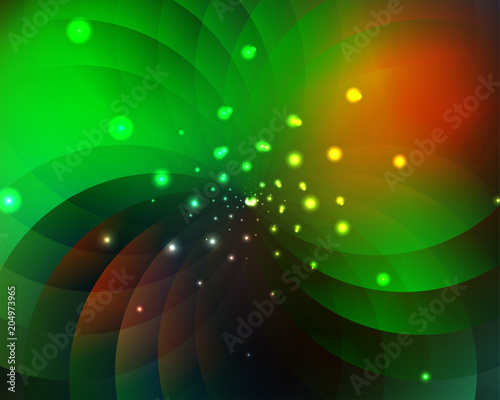 Abstract vector background composed of simple elements