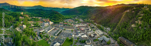 Canvas Print gatling burk city view during day