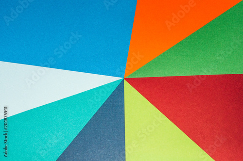 Multicolored paper