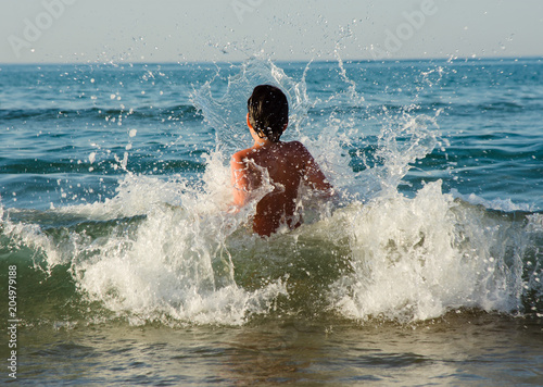 Splash in the sea © Gabriele