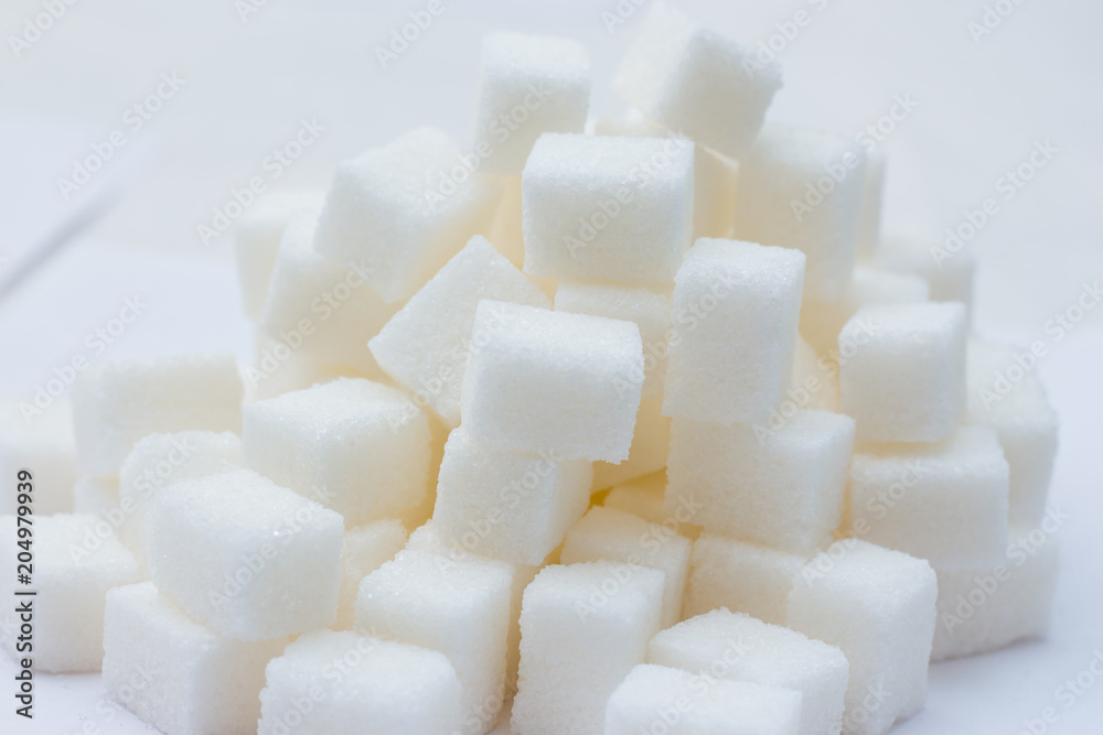 Slide of sugar cubes Slide of sugar cubes