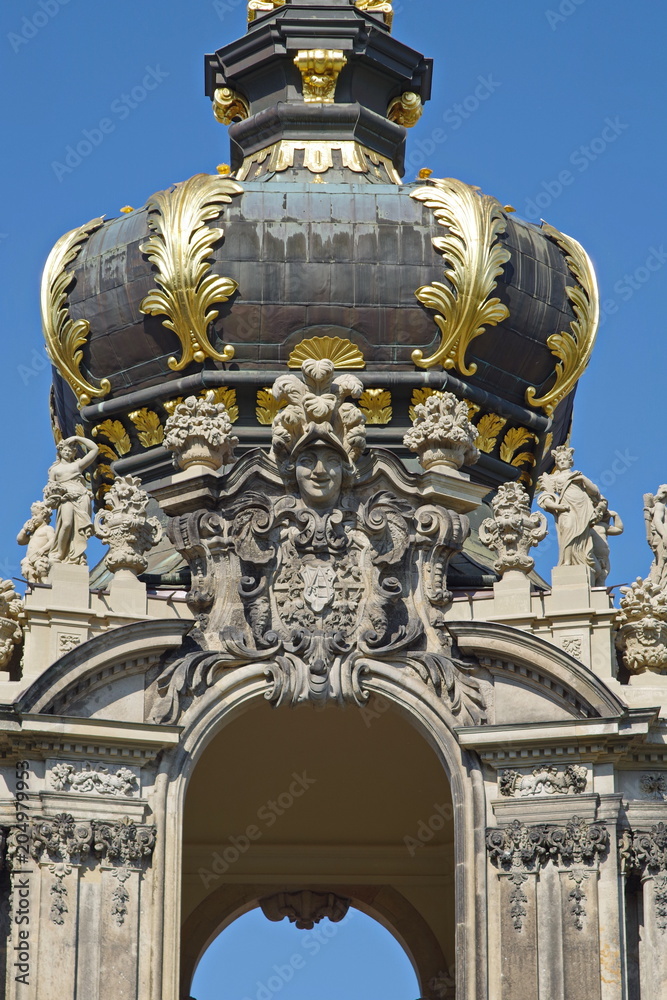 Zwinger palace in Dresden, detail