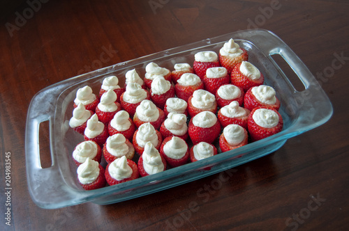 Cheesecake stuffed Strawberries