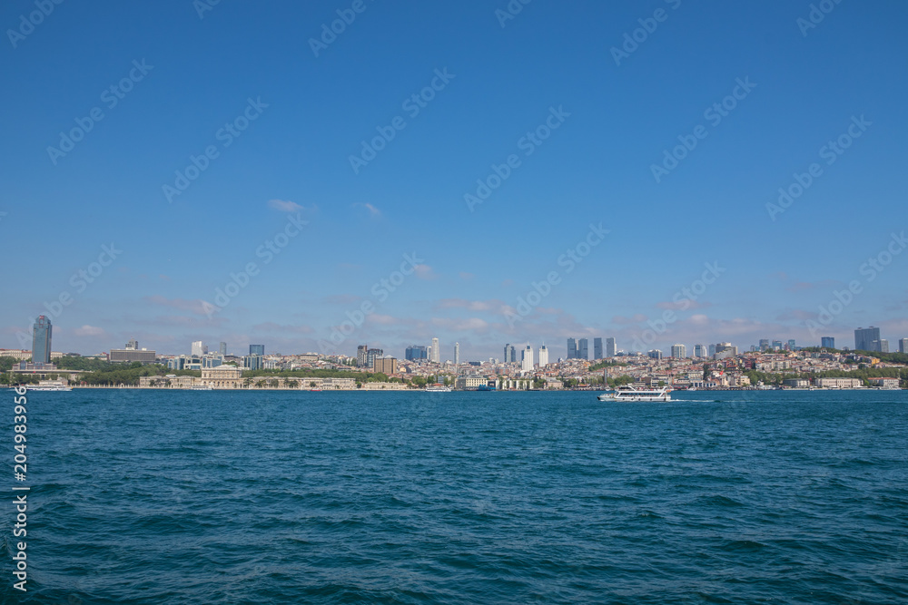 Ufer an Meerenge Bosporus, Istanbul