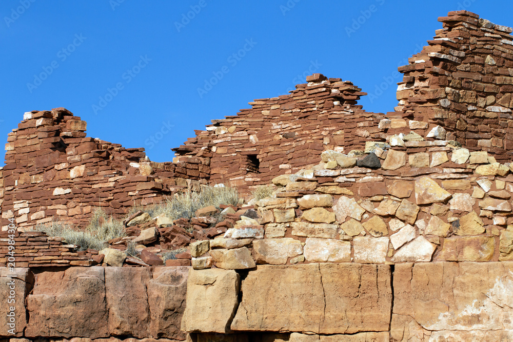 The Box Canyon ruin inside Wupatki National Monument in northern Arizona protects an ancient Native American pueblo site The Box Canyon ruin inside Wupatki National Monument in northern Arizona protects an ancient Native American pueblo site