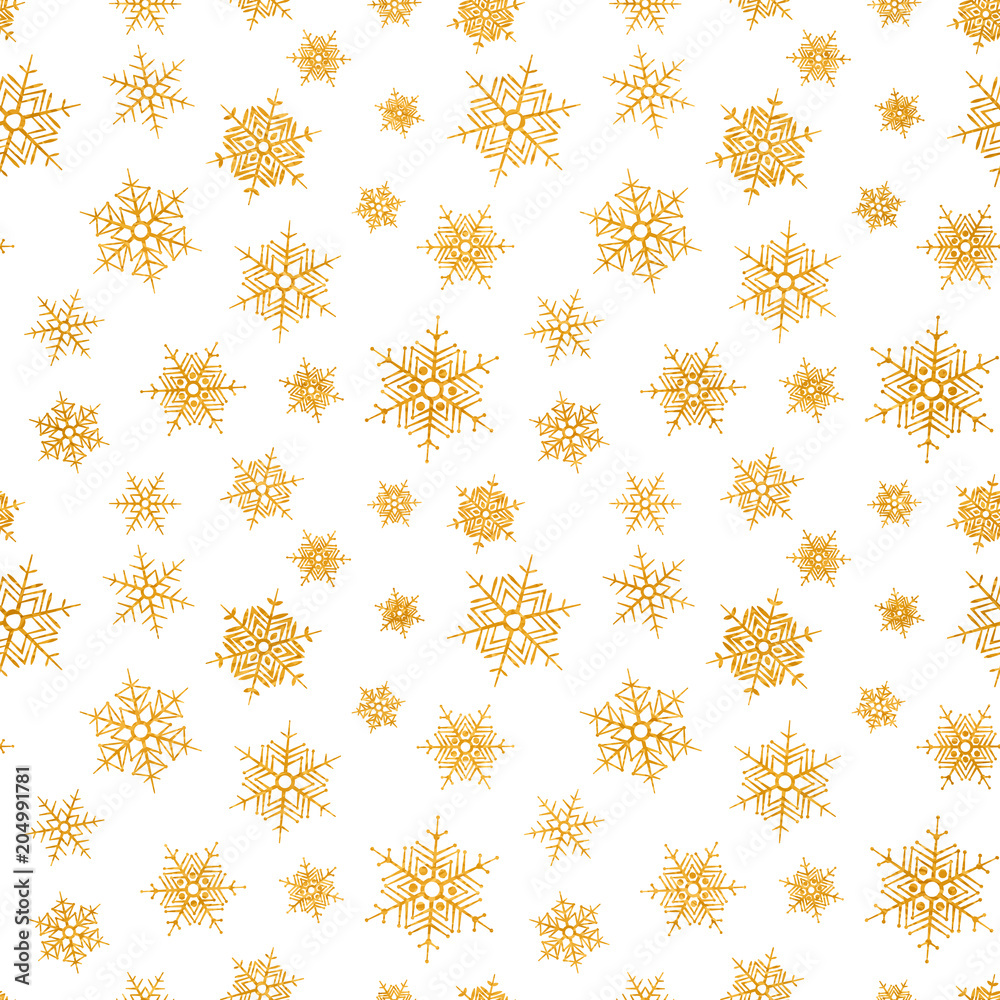 Abstract pattern of falling snowflakes Abstract pattern of falling snowflakes