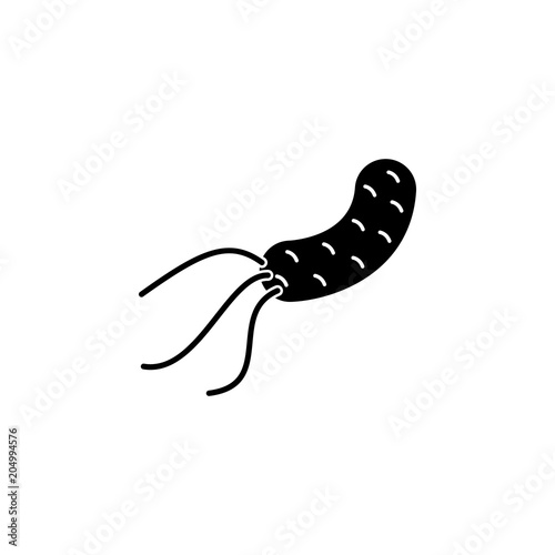 bacterium icon. Element of science for mobile concept and web apps. Detailed bacterium icon can be used for web and mobile. Premium icon