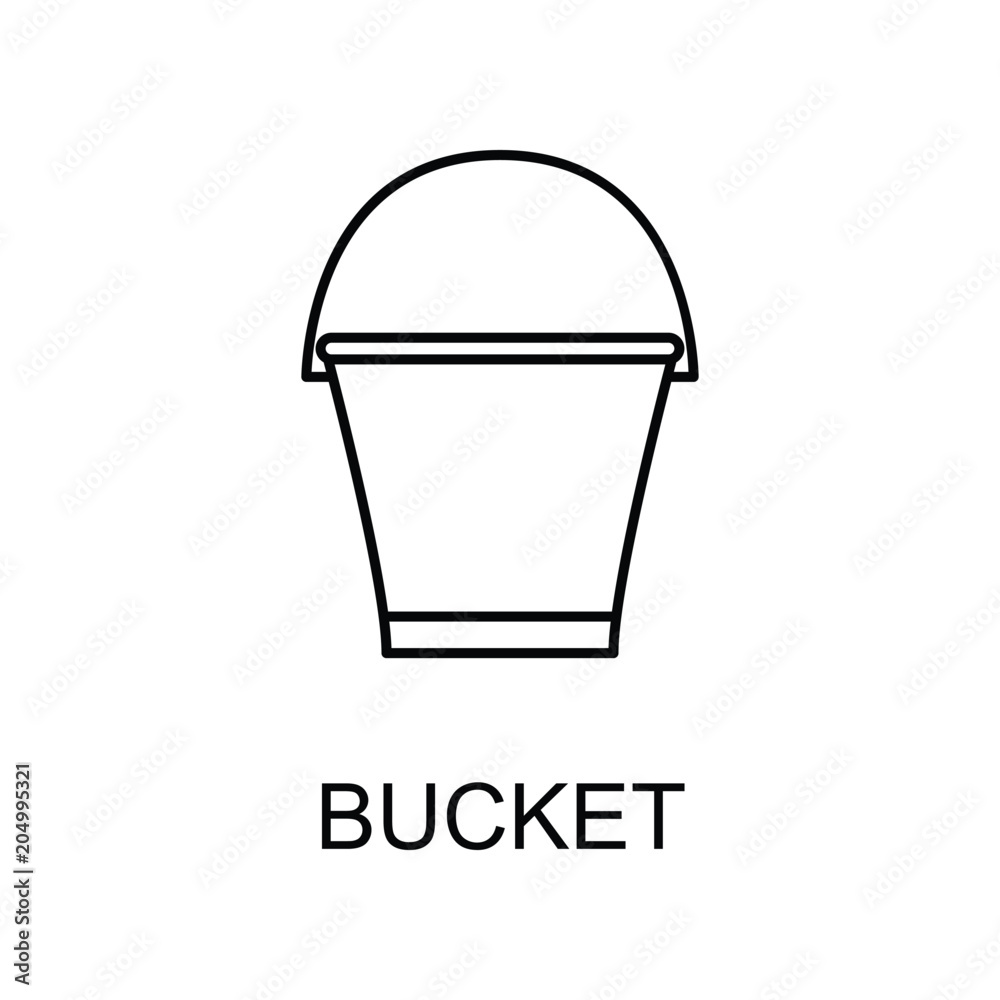 bucket icon. Element of web icon for mobile concept and web apps. Detailed bucket icon can be used for web and mobile. Premium icon bucket icon. Element of web icon for mobile concept and web apps. Detailed bucket icon can be used for web and mobile. Premium icon