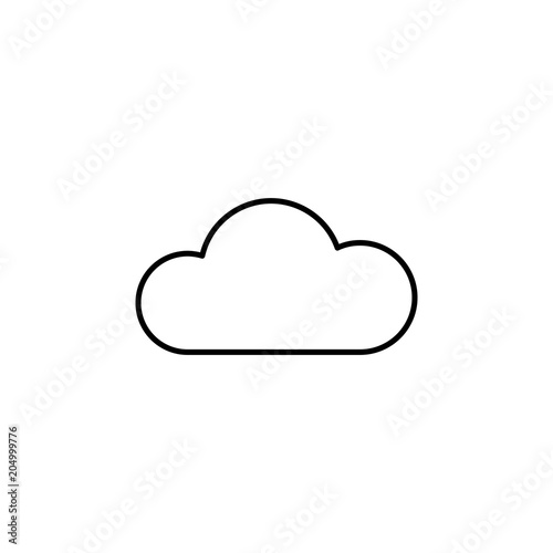 cloud icon. Element of travel icon for mobile concept and web apps. Thin line cloud icon can be used for web and mobile. Premium icon