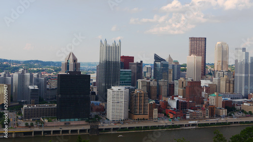 Pittsburgh  Pennsylvania city center during day