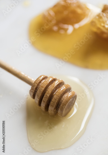 Organic honey food photography recipe idea