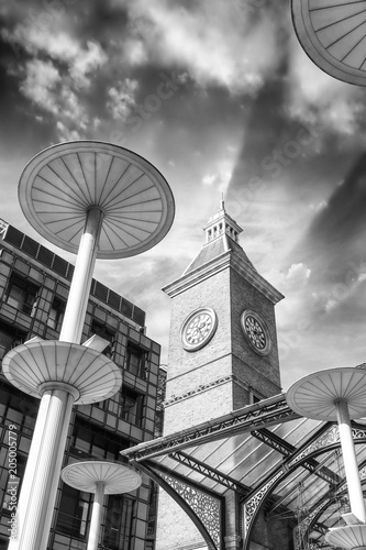 in front of the Unedrground station photo