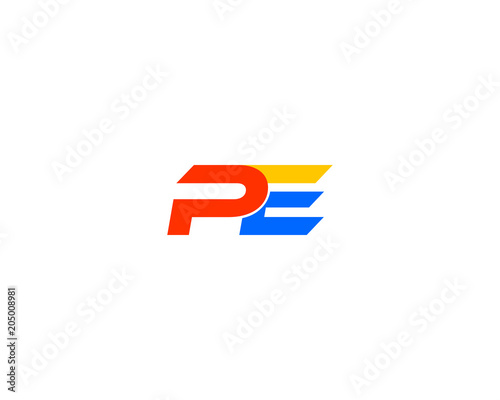 pe letter logo