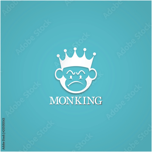 Monkey king Vector Template Design Illustration