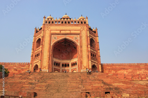 Buland Darwasa (Victory Gate) leading to Jama Masjid in Fatehpur Sikri, Uttar Pradesh, India