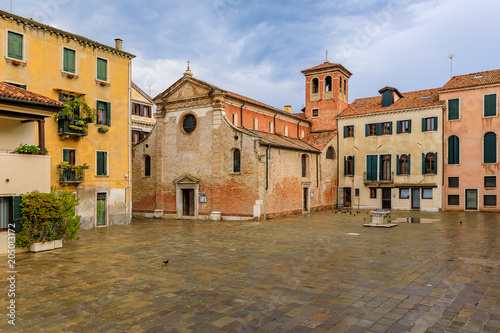 Old square in Venice Italy after the rain © SvetlanaSF