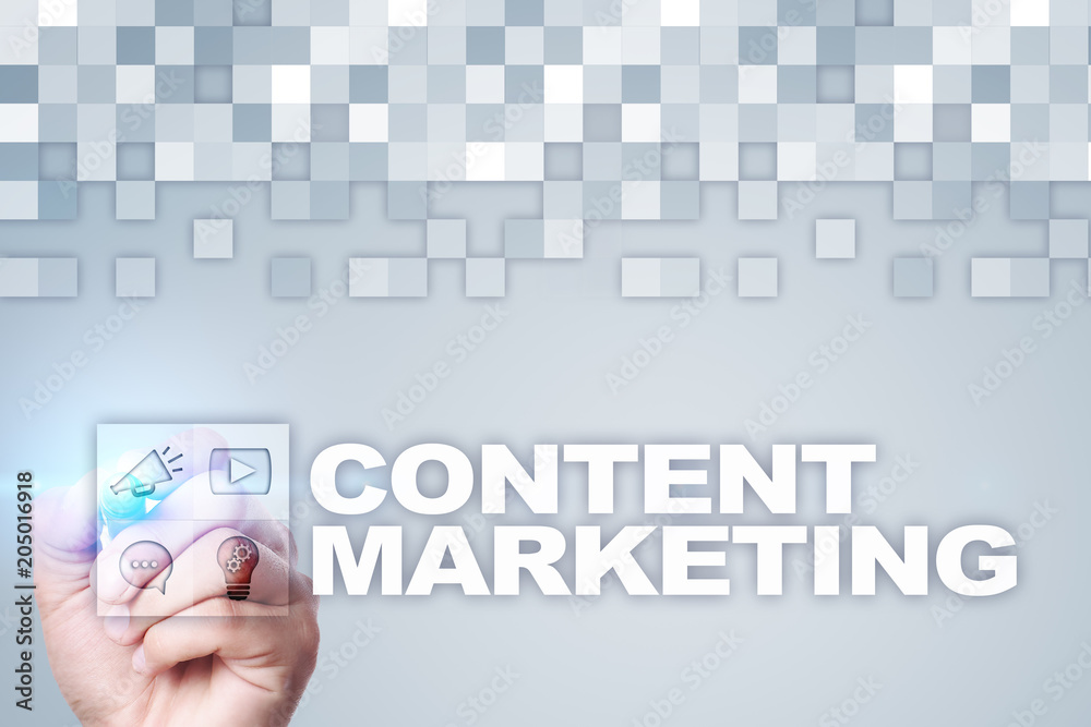 Content text on virtual screen. Business technology and internet concept. Content text on virtual screen. Business technology and internet concept.