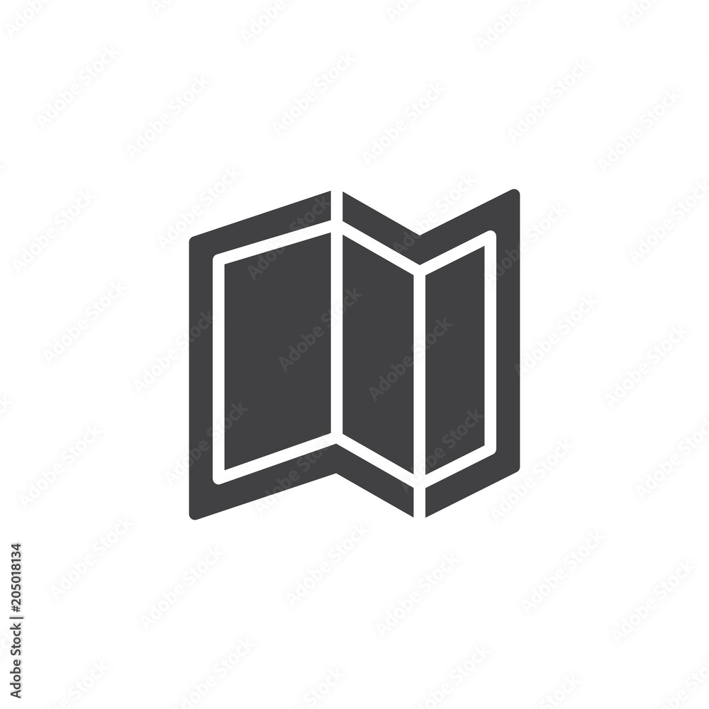 Map vector icon. filled flat sign for mobile concept and web design. Paper map simple solid icon. Symbol, logo illustration. Pixel perfect vector graphics Map vector icon. filled flat sign for mobile concept and web design. Paper map simple solid icon. Symbol, logo illustration. Pixel perfect vector graphics