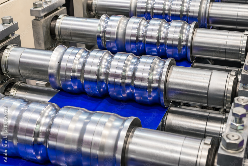 Rolls of a forming machine for manufacturing a metal profile. Rolls of a forming machine for manufacturing a metal profile.