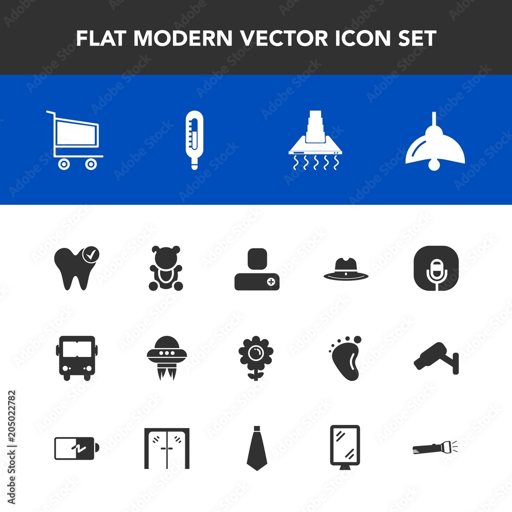 Modern, simple vector icon set with cooking, sheriff, radio, spring, transport, fluffy, technology, music, social, retail, ufo, dental, lamp, human, floral, hood, trolley, kitchen, cart, health icons Modern, simple vector icon set with cooking, sheriff, radio, spring, transport, fluffy, technology, music, social, retail, ufo, dental, lamp, human, floral, hood, trolley, kitchen, cart, health icons