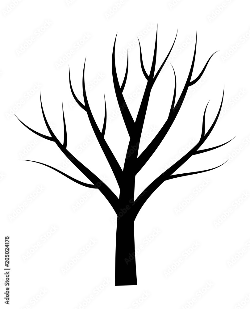 Bare tree vector illustration Bare tree vector illustration