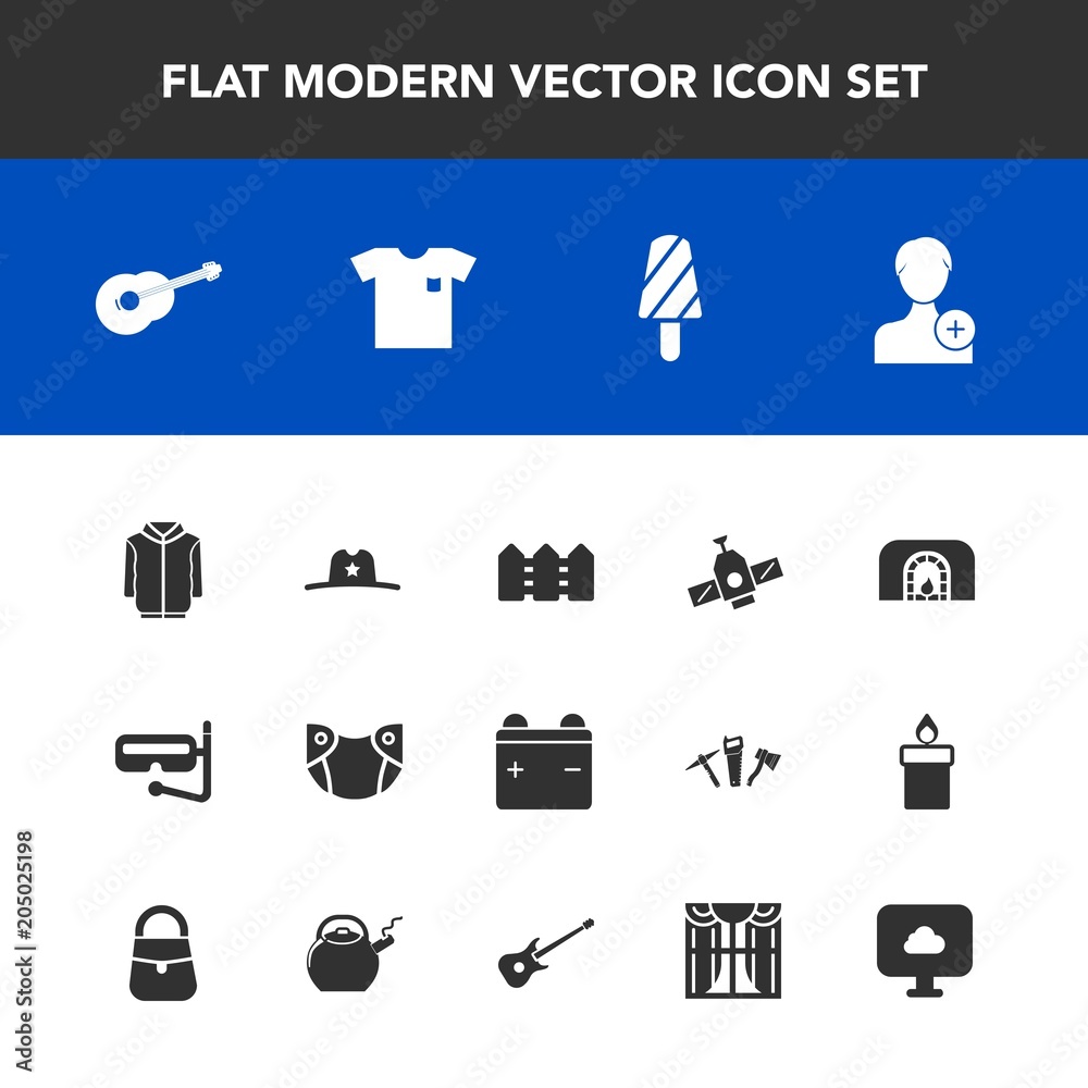 Modern, simple vector icon set with hat, station, orbit, mask, sheriff, fence, battery, shirt, care, baby, technology, fireplace, guitar, newborn, full, west, infant, diaper, texas, person, sea icons Modern, simple vector icon set with hat, station, orbit, mask, sheriff, fence, battery, shirt, care, baby, technology, fireplace, guitar, newborn, full, west, infant, diaper, texas, person, sea icons