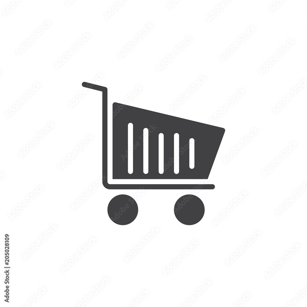 Shopping Cart vector icon. filled flat sign for mobile concept and web design. Shopping trolley solid icon. Symbol, logo illustration. Pixel perfect vector graphics Shopping Cart vector icon. filled flat sign for mobile concept and web design. Shopping trolley solid icon. Symbol, logo illustration. Pixel perfect vector graphics