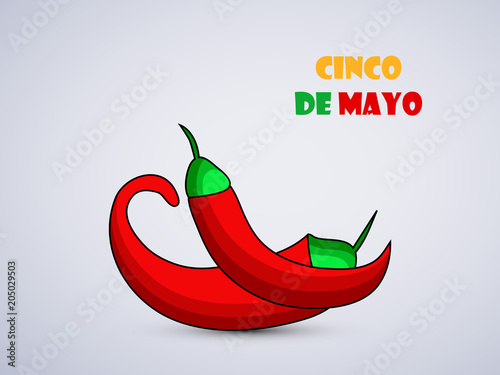 Illustration of background for Cinco De Mayo