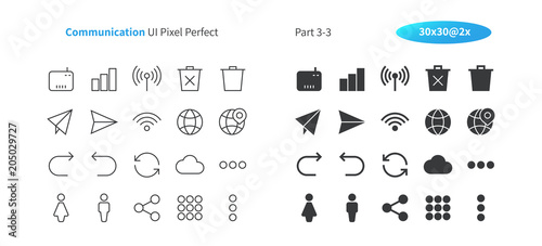 Communication UI Pixel Perfect Well-crafted Vector Thin Line And Solid Icons 30 2x Grid for Web Graphics and Apps. Simple Minimal Pictogram Part 3-3
