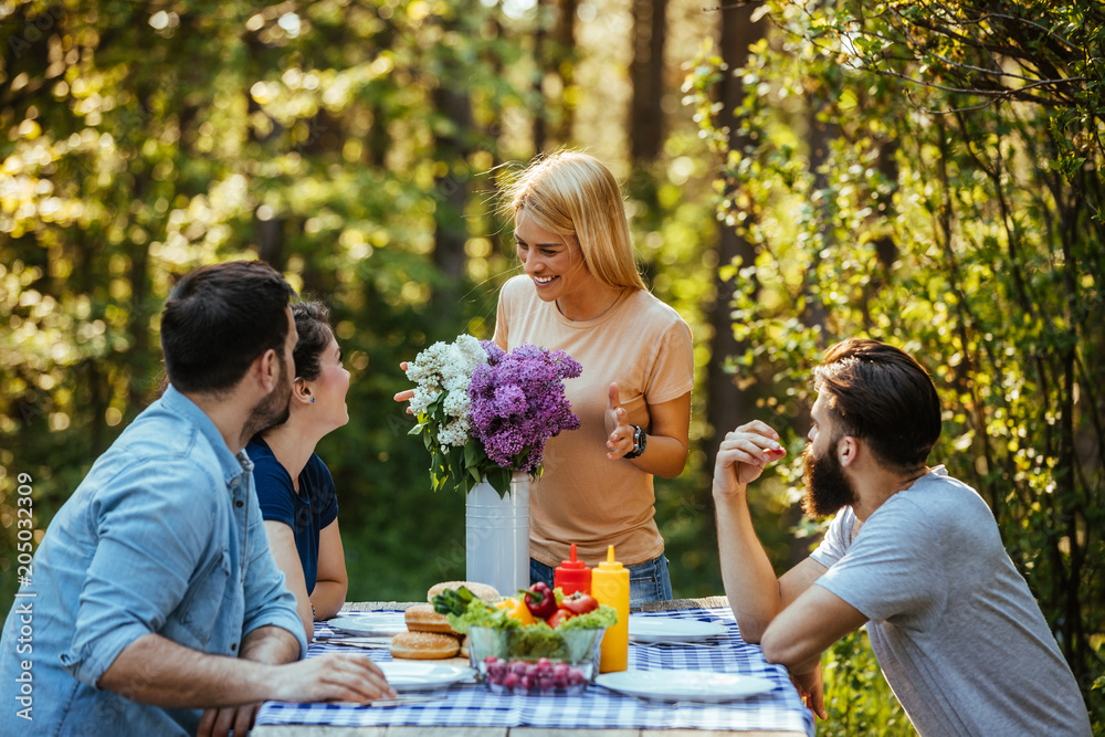 Naklejka premium I picked them up this morning