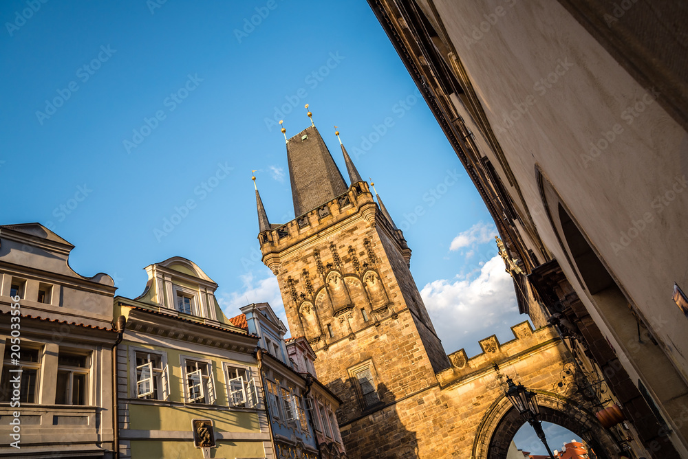 Lesser Town Bridge Tower in Prague