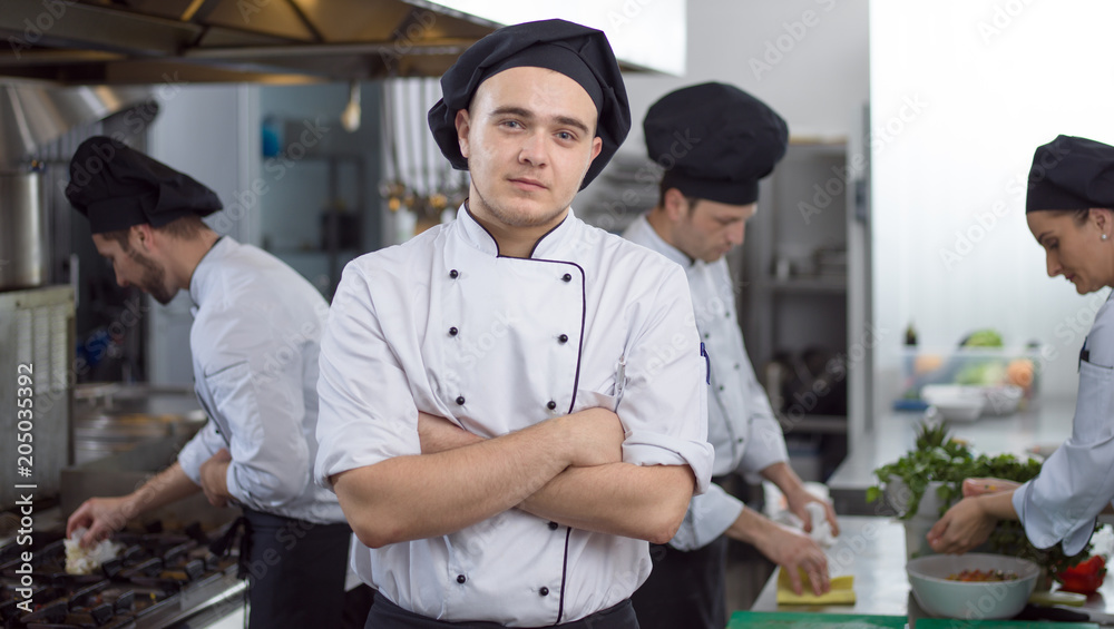 Portrait of young chef Portrait of young chef