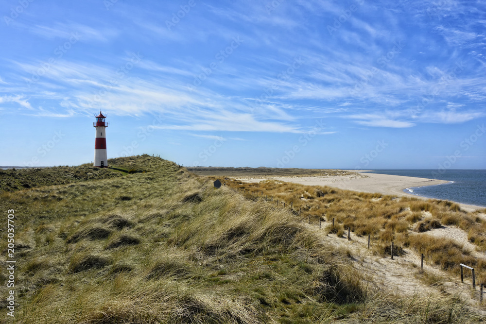 Leuchtturm List-Ost auf der Insel Sylt