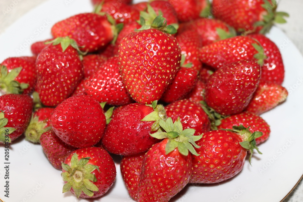 Red juicy tasty strawberry Red juicy tasty strawberry