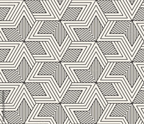 1Vector seamless pattern. Modern stylish abstract texture. Repeating geometric tiles