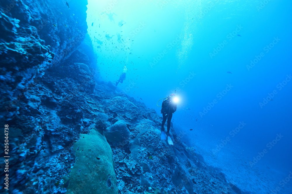 Fototapeta premium scuba driving