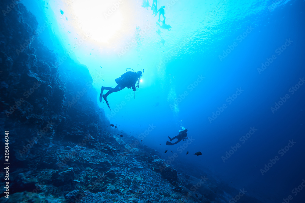 scuba driving