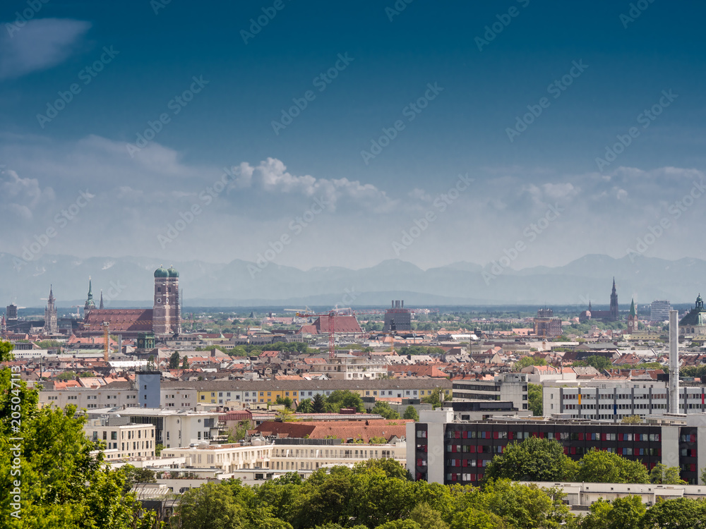 Blick über München