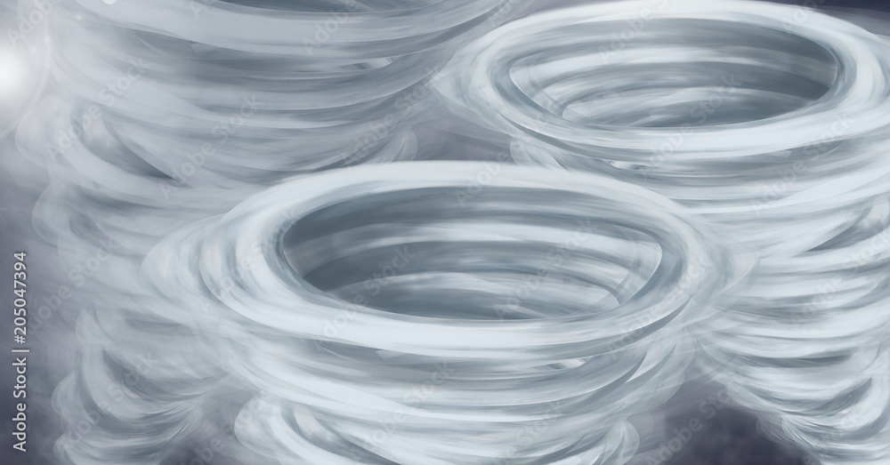 Tornado twisters painted Tornado twisters painted