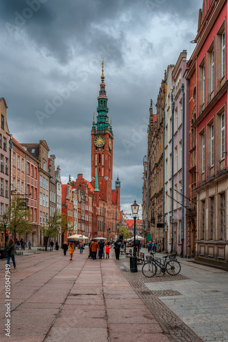 Gdańsk, the old city, Long street