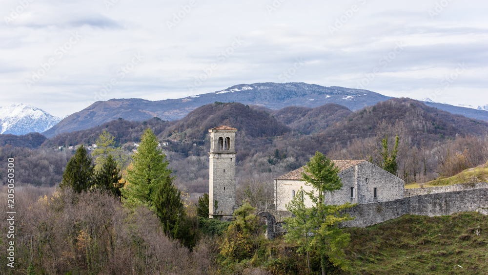 Castle and church of San Pietro di Ragogna