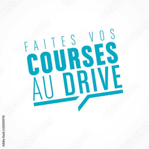 faites vos courses au drive