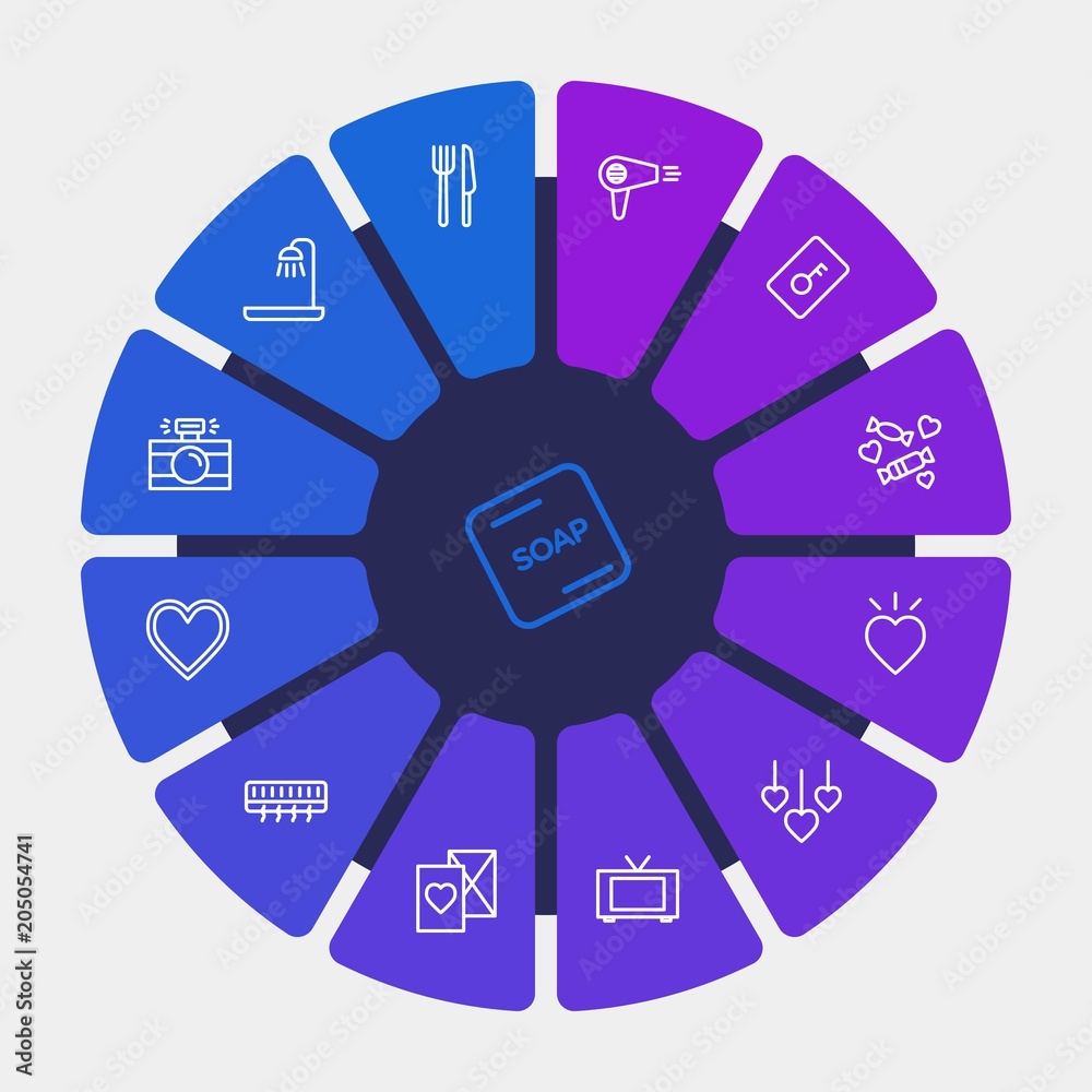 hotel, clothes, valentine Infographic Circle outline Icons Set. Contains such Icons as photo, tv, card, key, temperature, television, white, dinner, home and more. Fully Editable. Pixel Perfect hotel, clothes, valentine Infographic Circle outline Icons Set. Contains such Icons as photo, tv, card, key, temperature, television, white, dinner, home and more. Fully Editable. Pixel Perfect