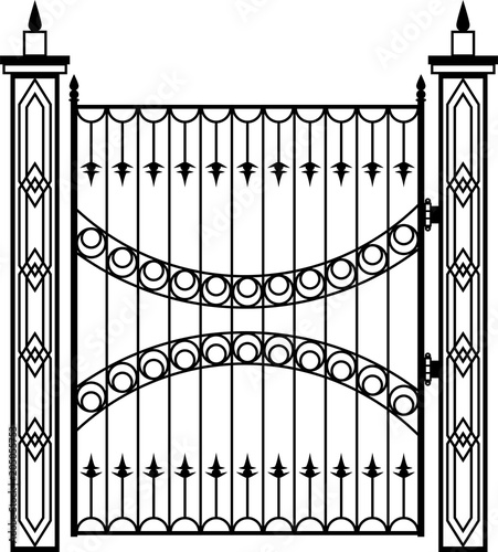 Wrought Iron Gate