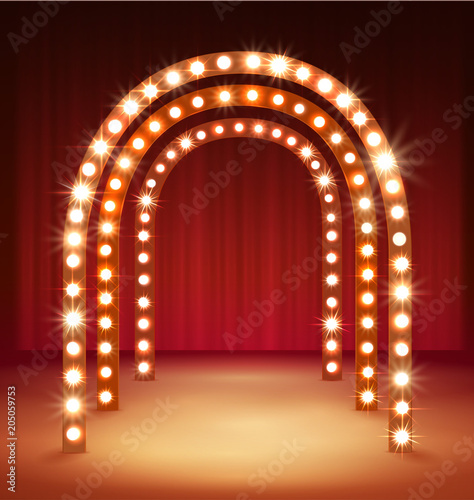 Shine Corridor. Light Passage for Your Performance.