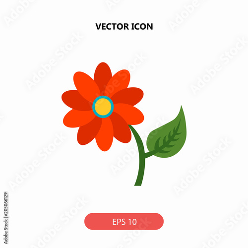 flower vector icon