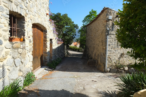 Fototapeta Naklejka Na Ścianę i Meble -  Eus city, Languedoc-Roussillon, France