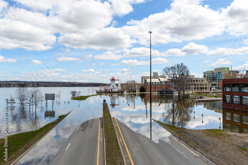 The Flooded Downtown Fredericton photo